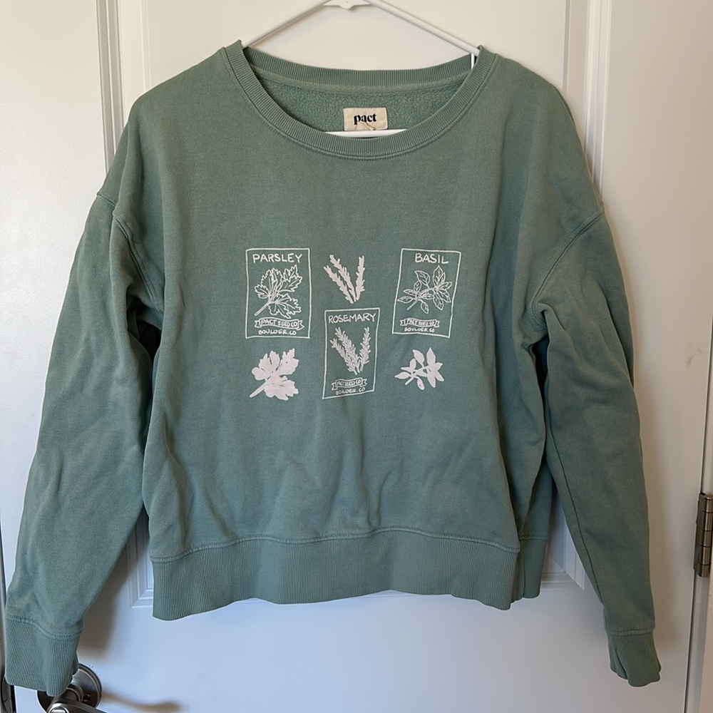 PACT Variety Pack Graphic Slouchy Sweatshirt - Picture 2 of 3